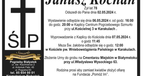 Janusz Kochan – wspomnienie