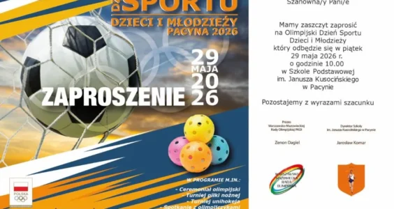 Olimpijski Dzień Sportu Dzieci i&nbsp;Młodzieży – Pacyna 2026
